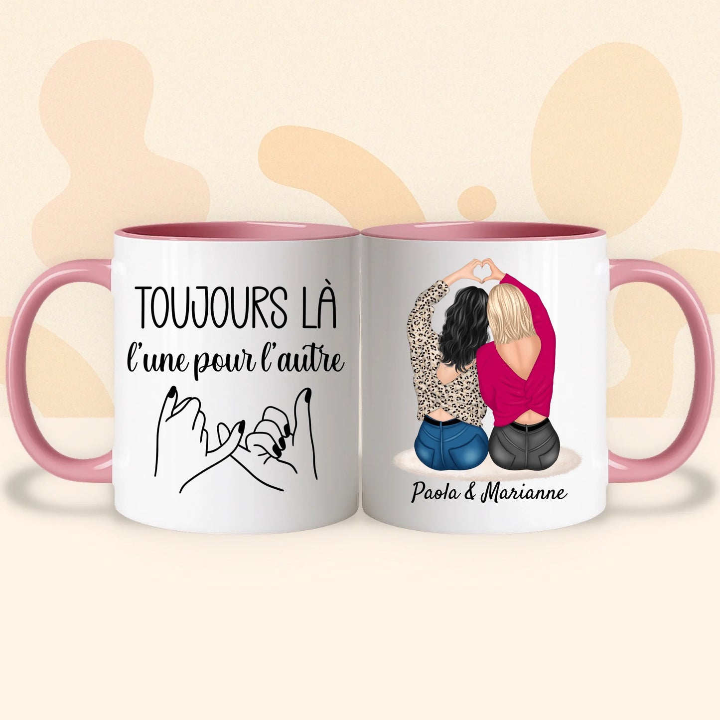 PHOTO PRODUIT TEEINBLUE MUG ROSE 2