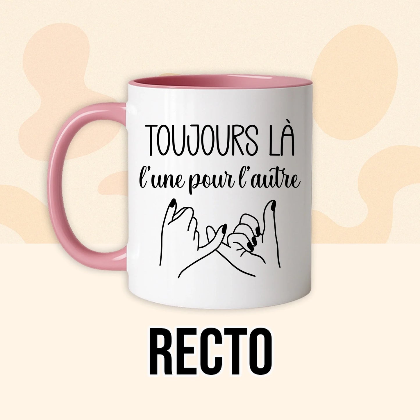 PHOTO PRODUIT TEEINBLUE RECTO MUG ROSE