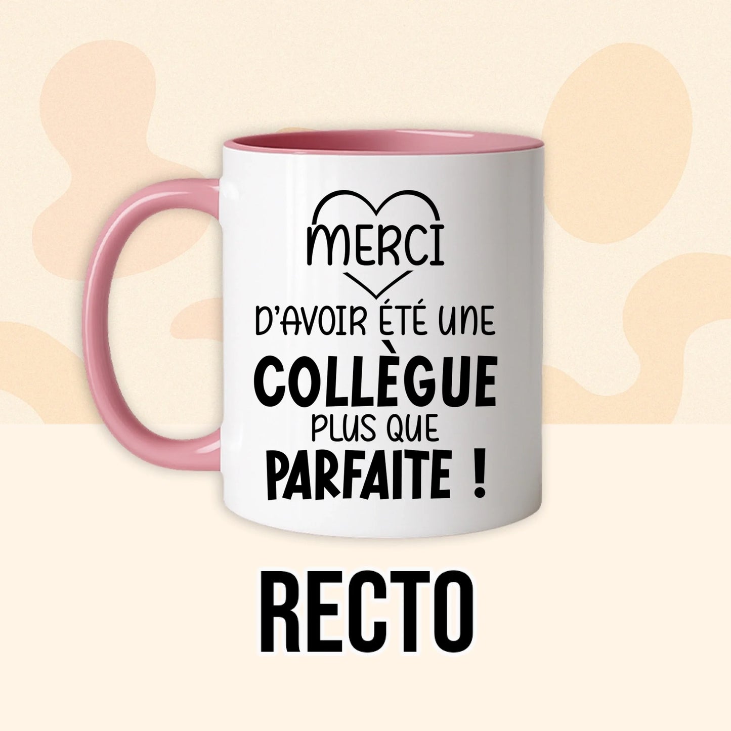 PHOTO PRODUIT TEEINBLUE RECTO MUG ROSE