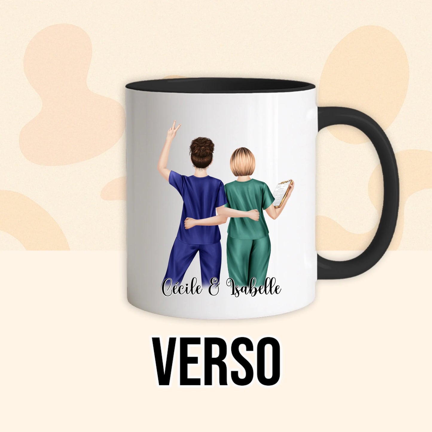 PHOTO PRODUIT TEEINBLUE VERSO MUG NOIR