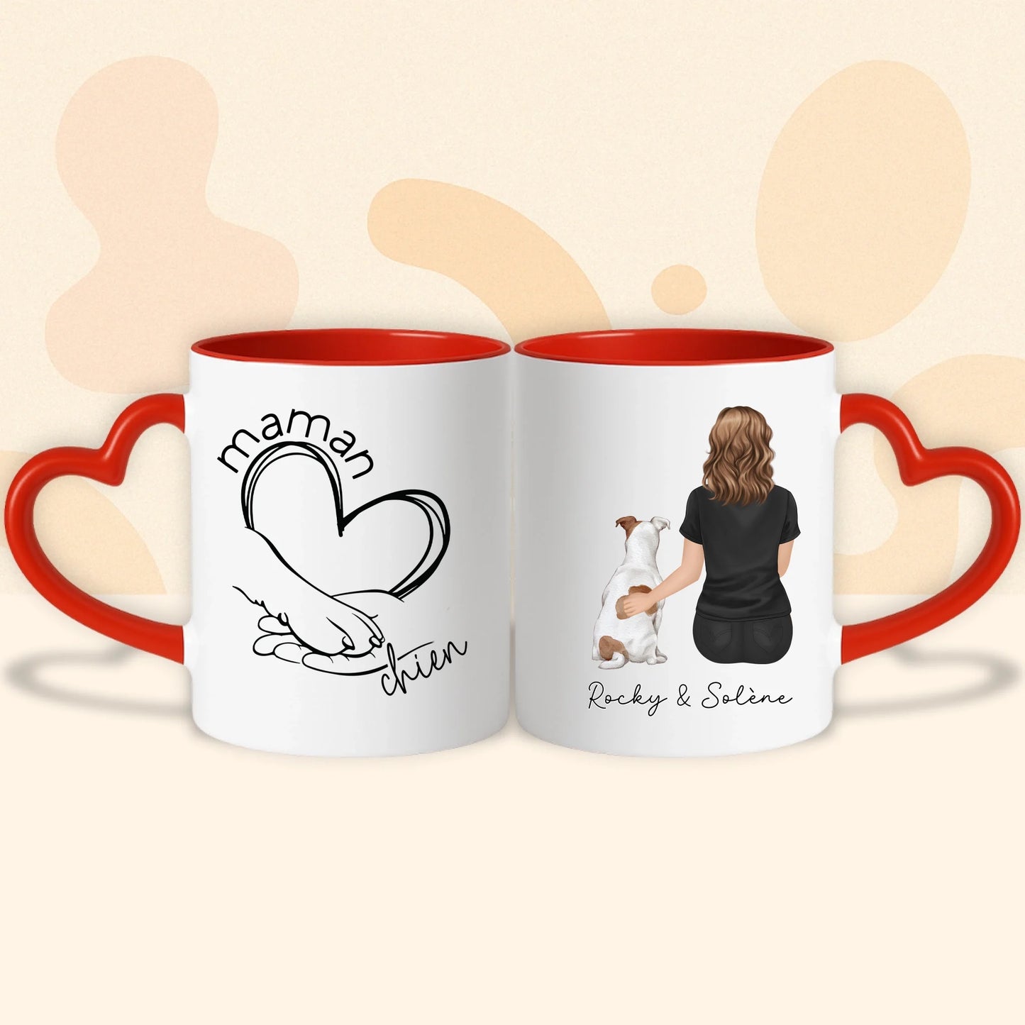 PHOTO PRODUIT TEEINBLUE MUG COEUR ROUGE 2