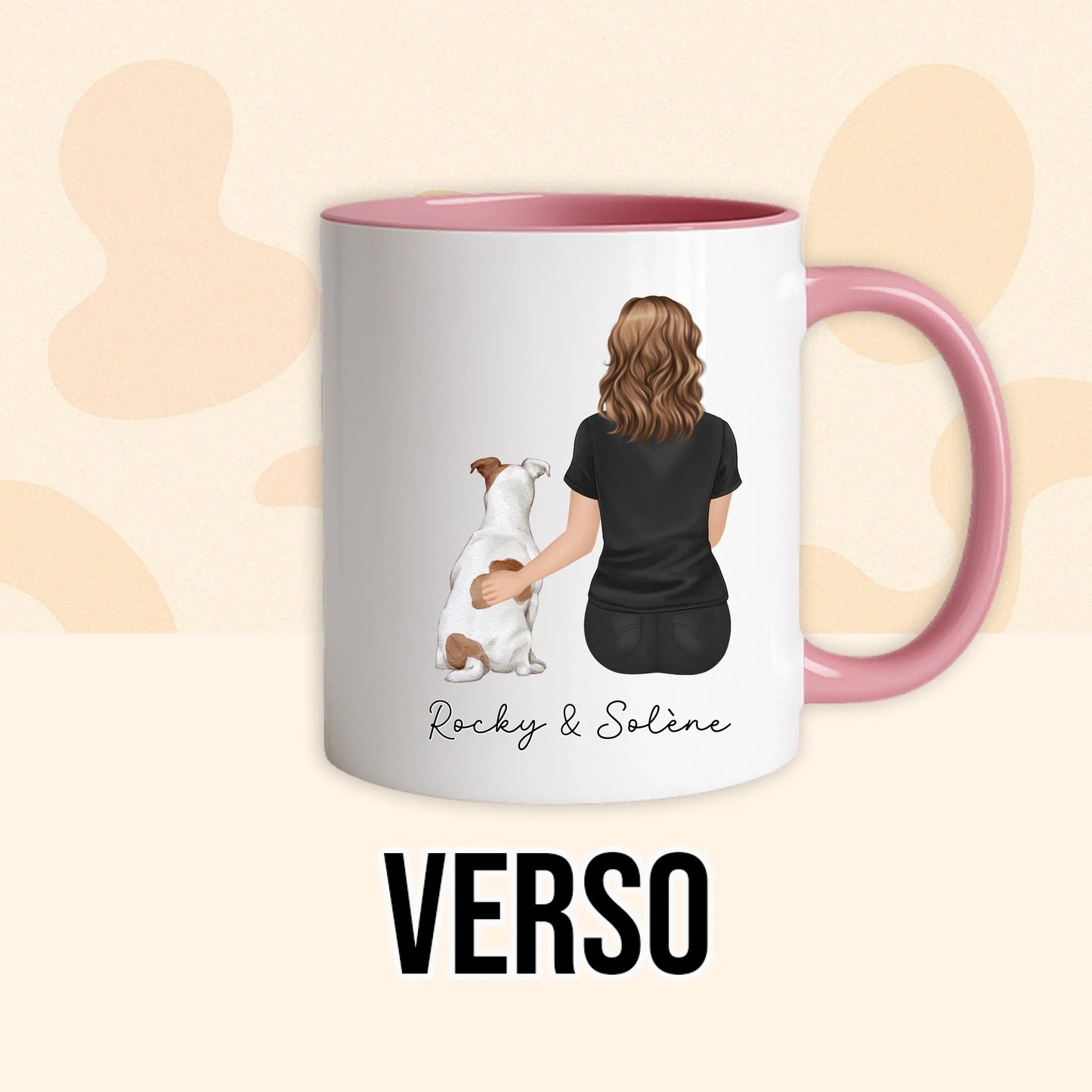 PHOTO PRODUIT TEEINBLUE VERSO MUG ROSE