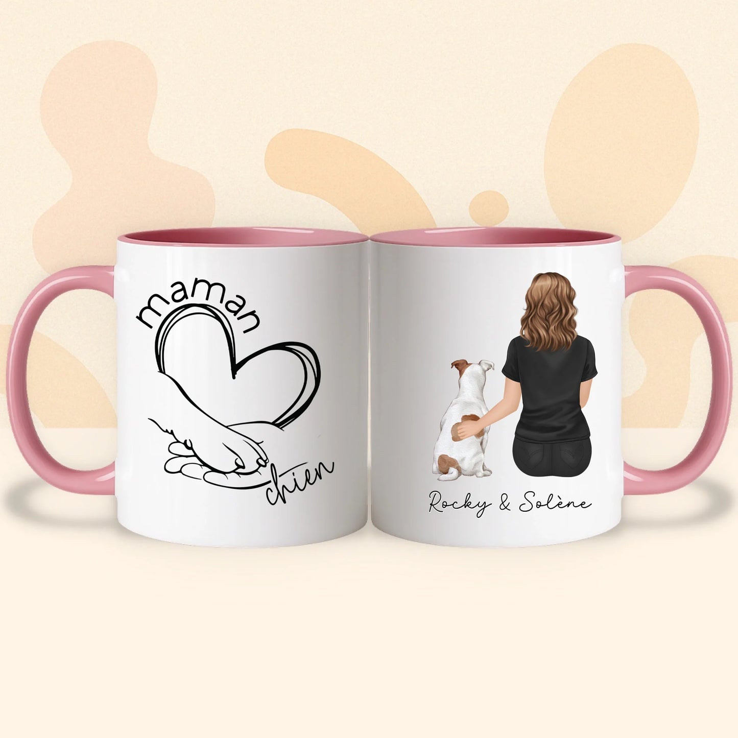 PHOTO PRODUIT TEEINBLUE MUG ROSE 2
