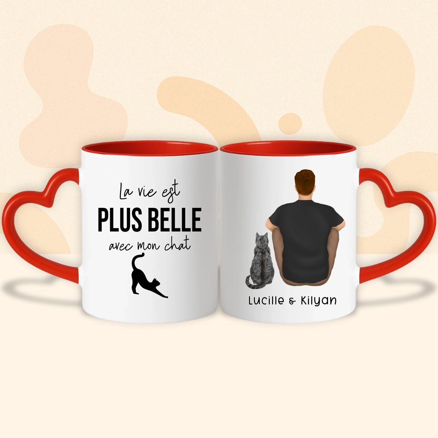 PHOTO PRODUIT TEEINBLUE MUG COEUR ROUGE 2