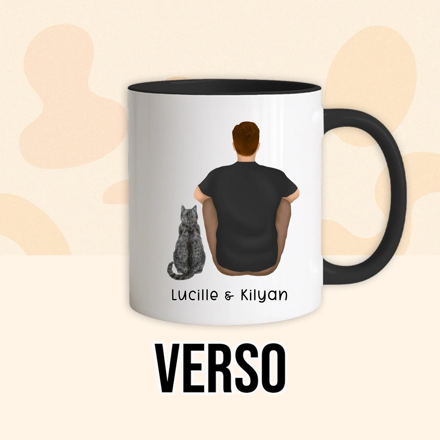 PHOTO PRODUIT TEEINBLUE VERSO MUG NOIR
