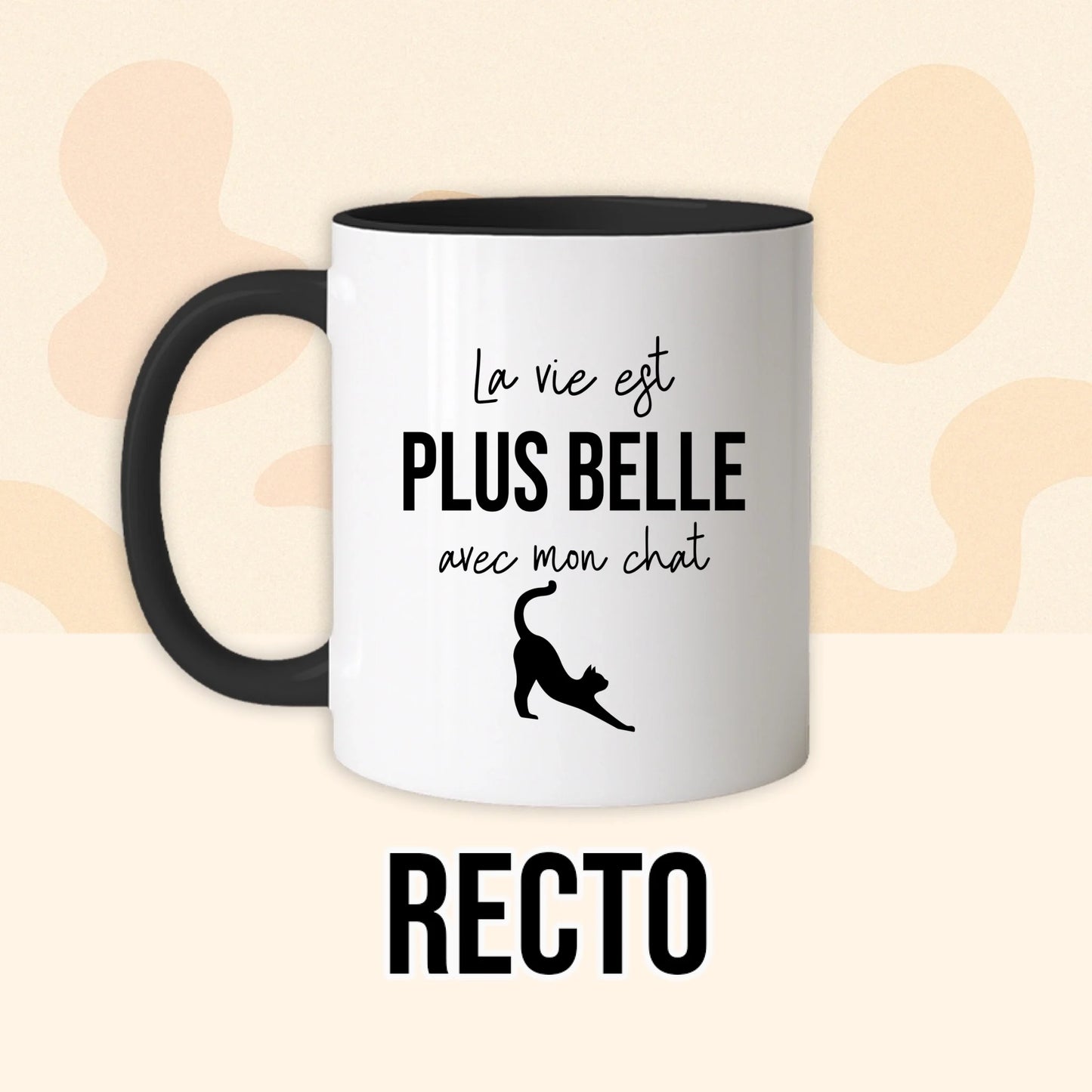 PHOTO PRODUIT TEEINBLUE RECTO MUG NOIR