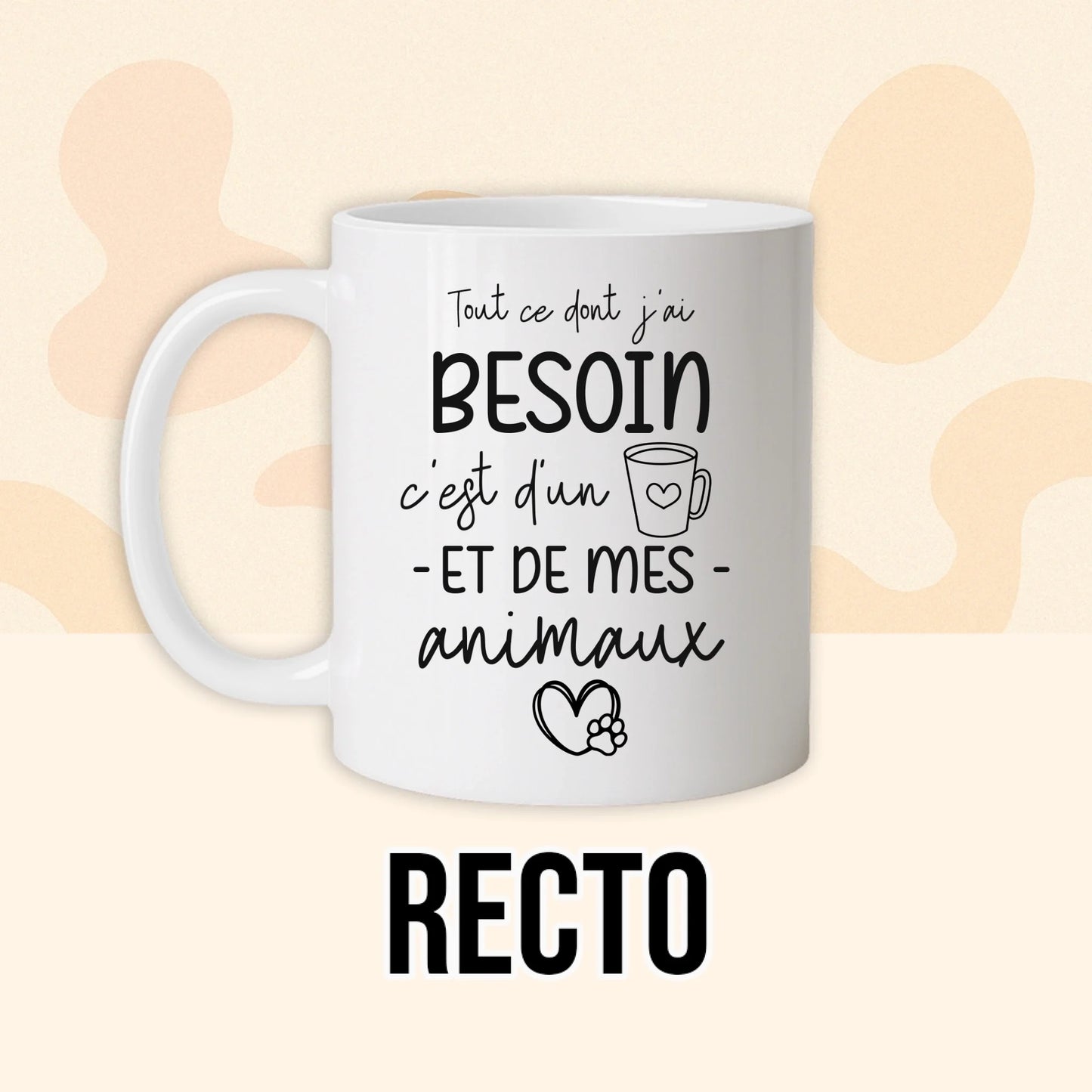 PHOTO PRODUIT TEEINBLUE RECTO MUG BLANC