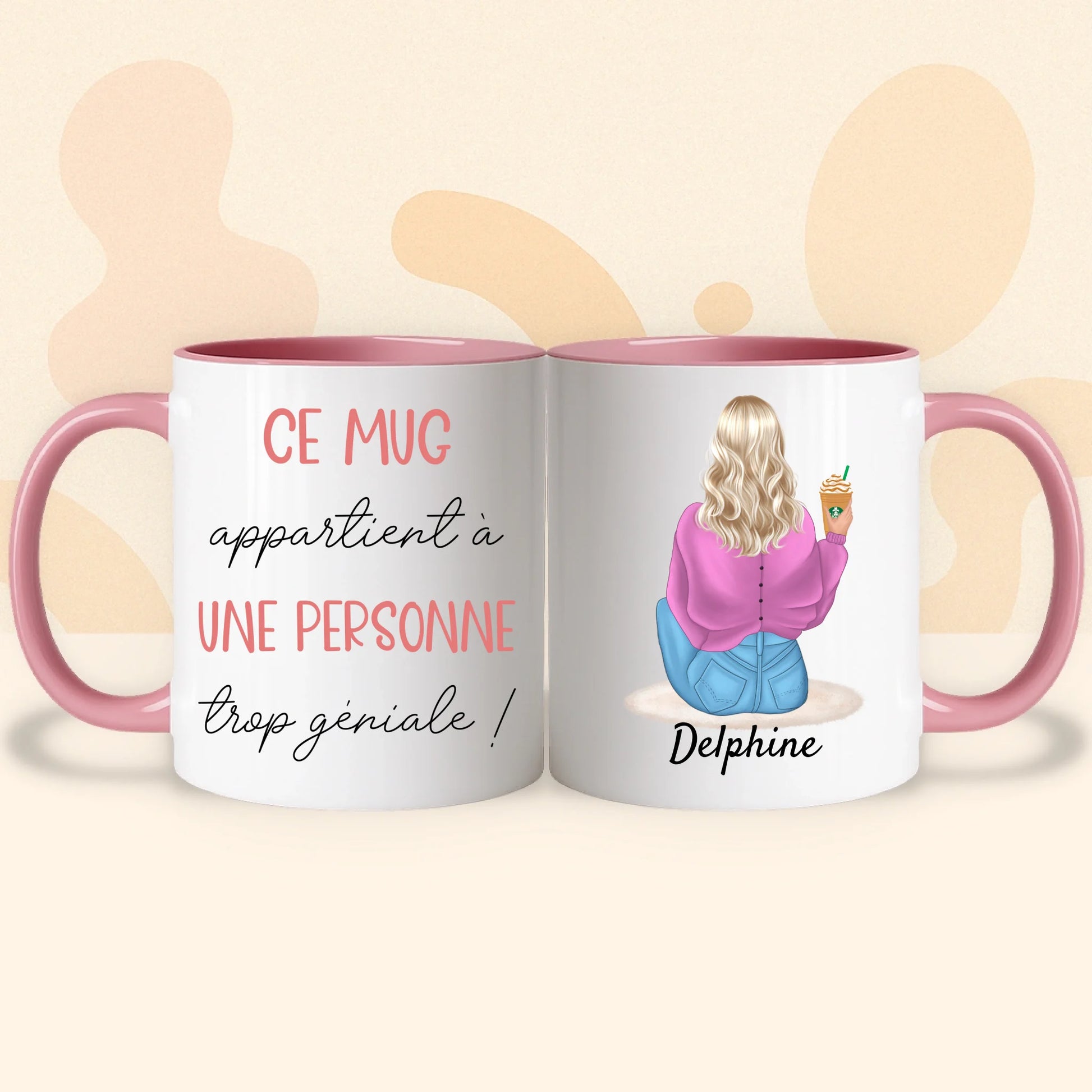 PHOTO PRODUIT TEEINBLUE MUG ROSE 2