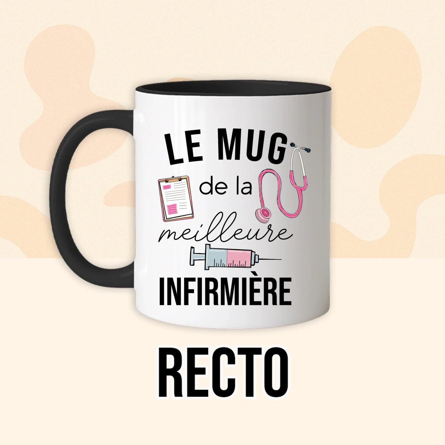 PHOTO PRODUIT TEEINBLUE RECTO MUG NOIR