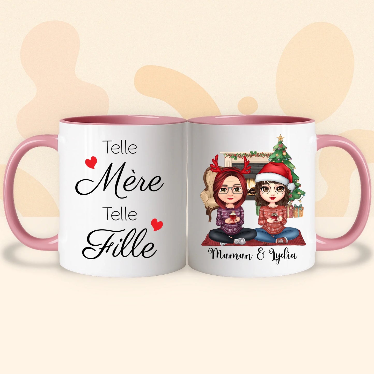 PHOTO PRODUIT TEEINBLUE MUG ROSE 2