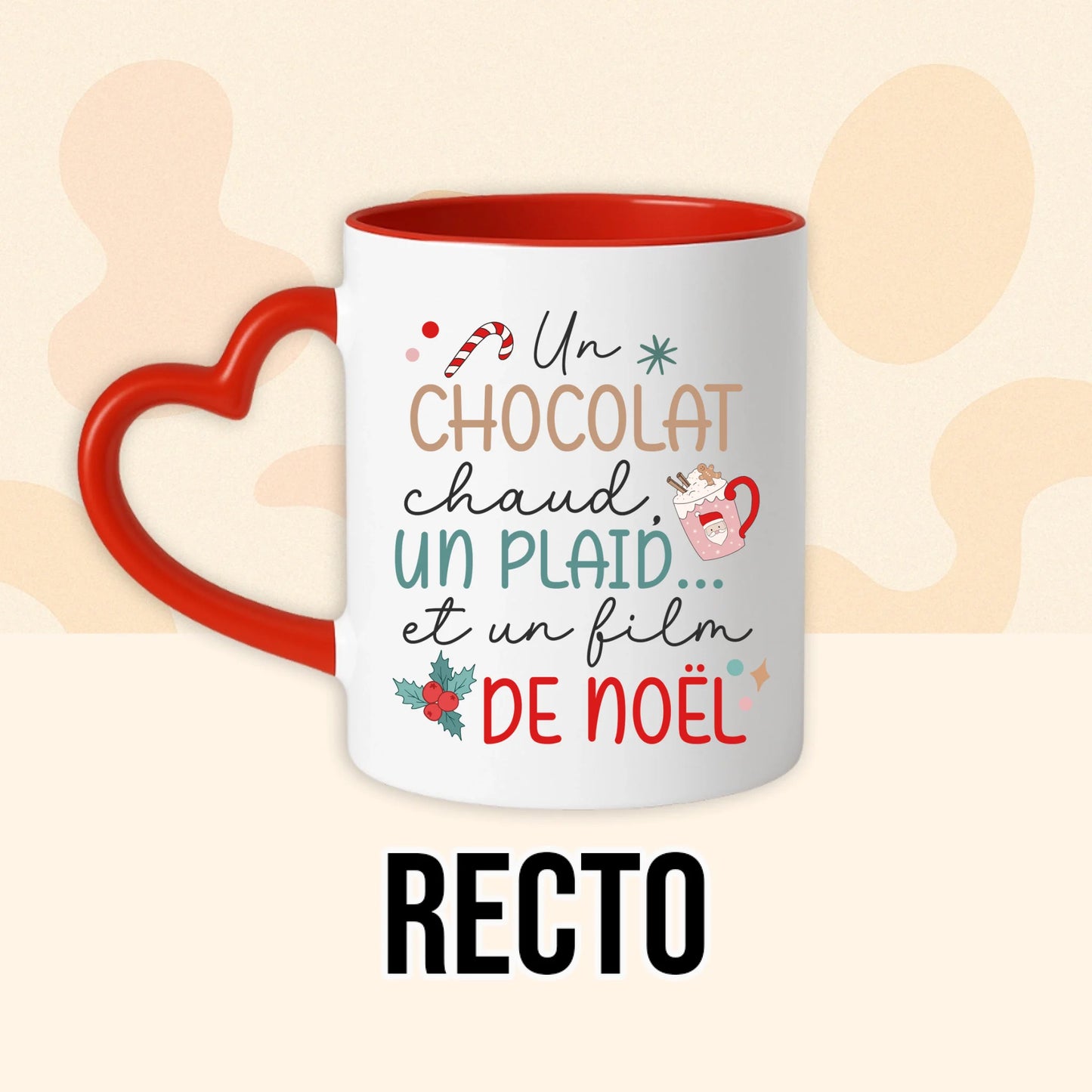 PHOTO PRODUIT TEEINBLUE RECTO MUG ROUGE