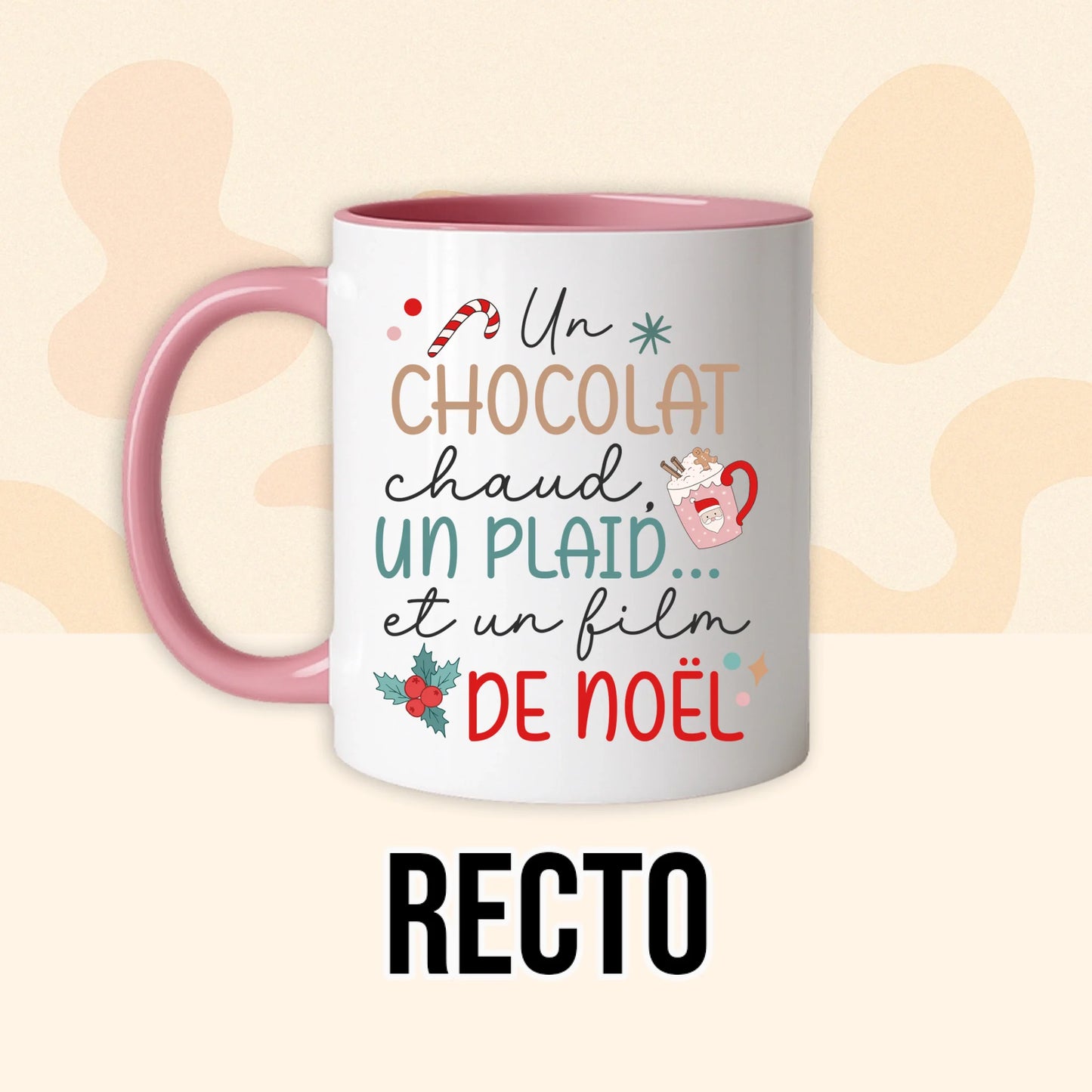 PHOTO PRODUIT TEEINBLUE RECTO MUG ROSE