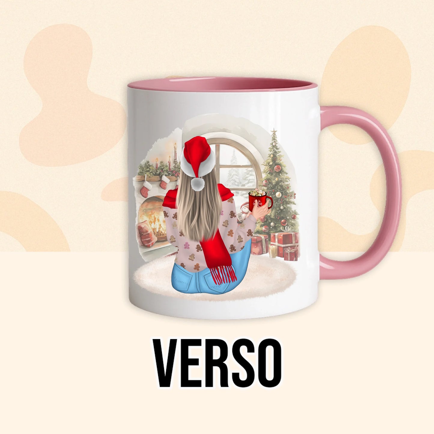 PHOTO PRODUIT TEEINBLUE VERSO MUG ROSE