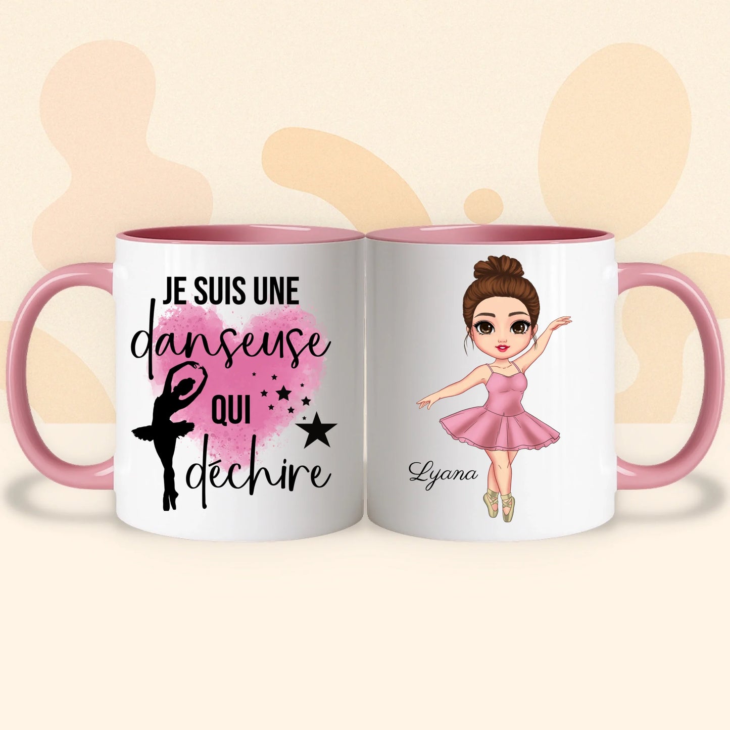 PHOTO PRODUIT TEEINBLUE MUG ROSE 2