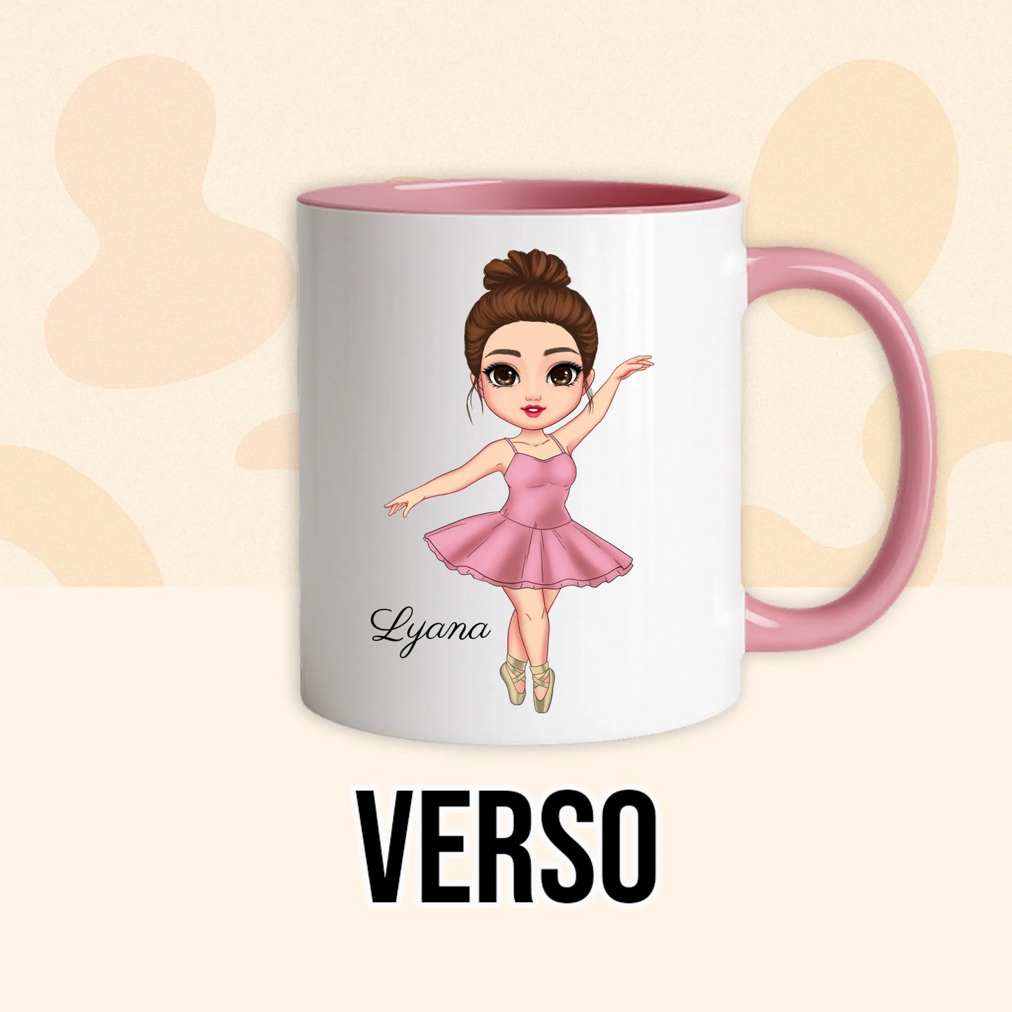 PHOTO PRODUIT TEEINBLUE VERSO MUG ROSE
