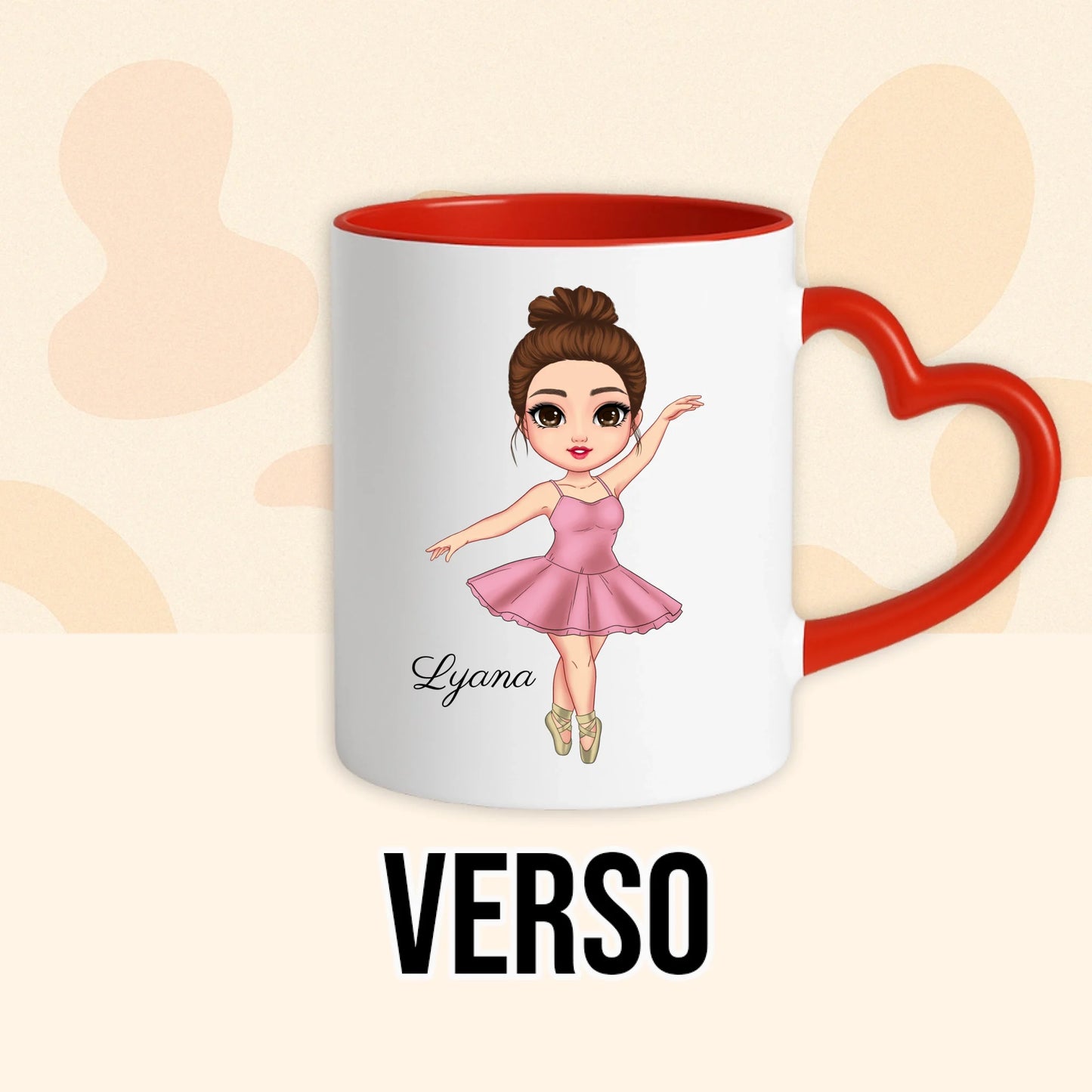 PHOTO PRODUIT TEEINBLUE VERSO MUG ROUGE