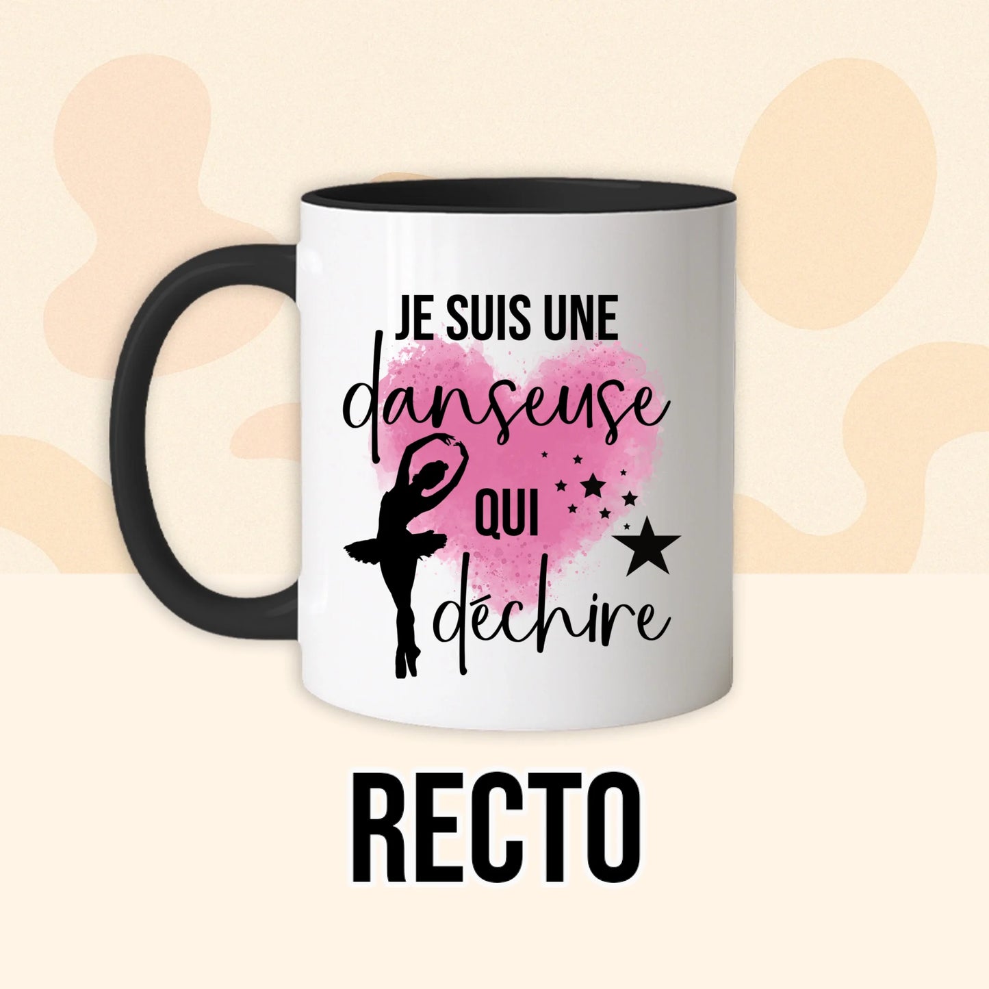 PHOTO PRODUIT TEEINBLUE RECTO MUG NOIR