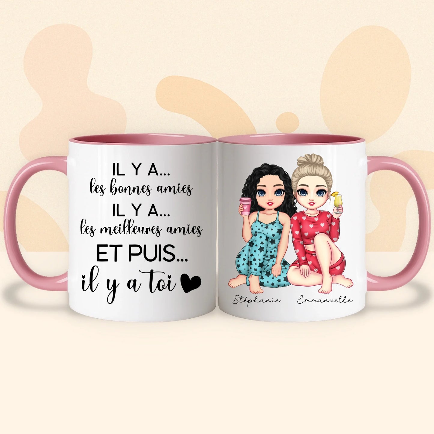 PHOTO PRODUIT TEEINBLUE MUG ROSE 2