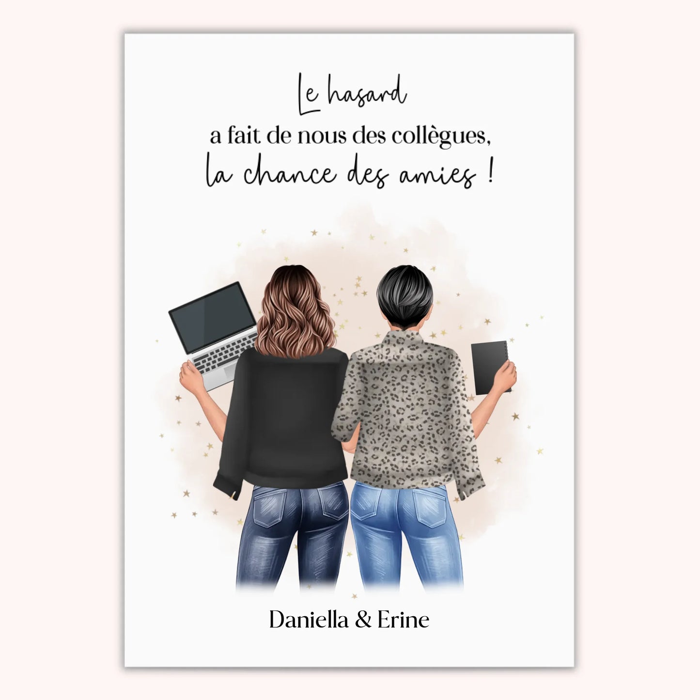 Affiche Personnalisée - 2 à 4 Collègues