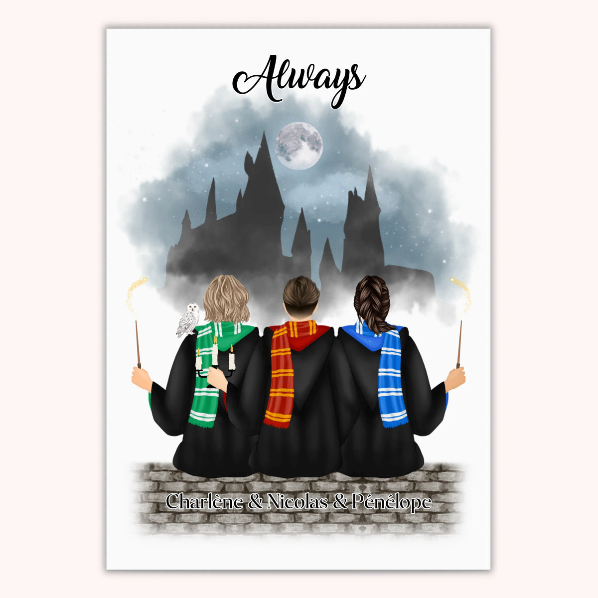 Affiche Personnalisée - Meilleures Amies Sorcières