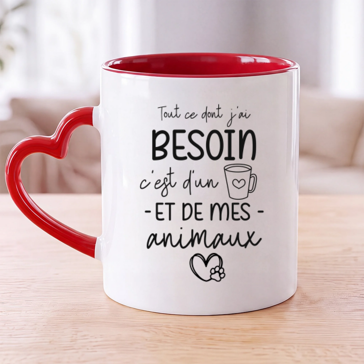 MOCKUP MUG BLANC ROUGE COEUR RECTO