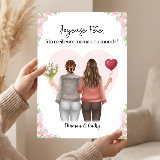 mockup image 2 affiche portrait loofie
