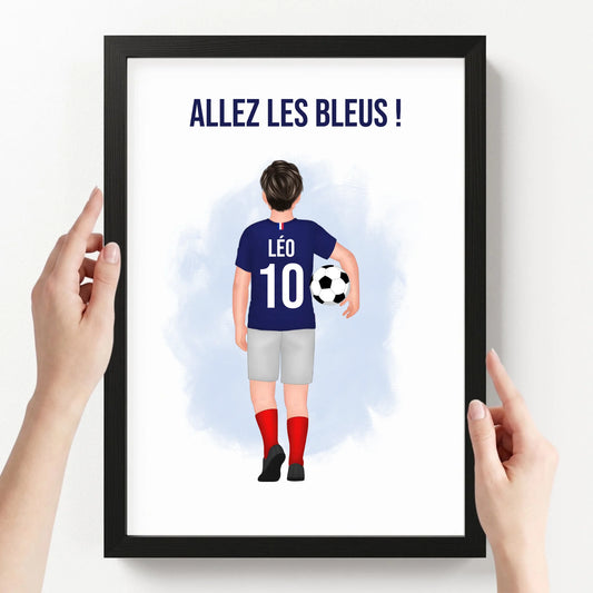 affiche personnalisé portrait avec cadre loofie