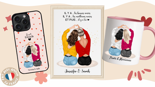 Quel cadeau pour sa meilleure amie ? Notre Top 3 personnalisé