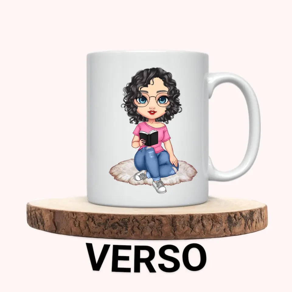 Mug Personnalisé - Amoureuse de la lecture