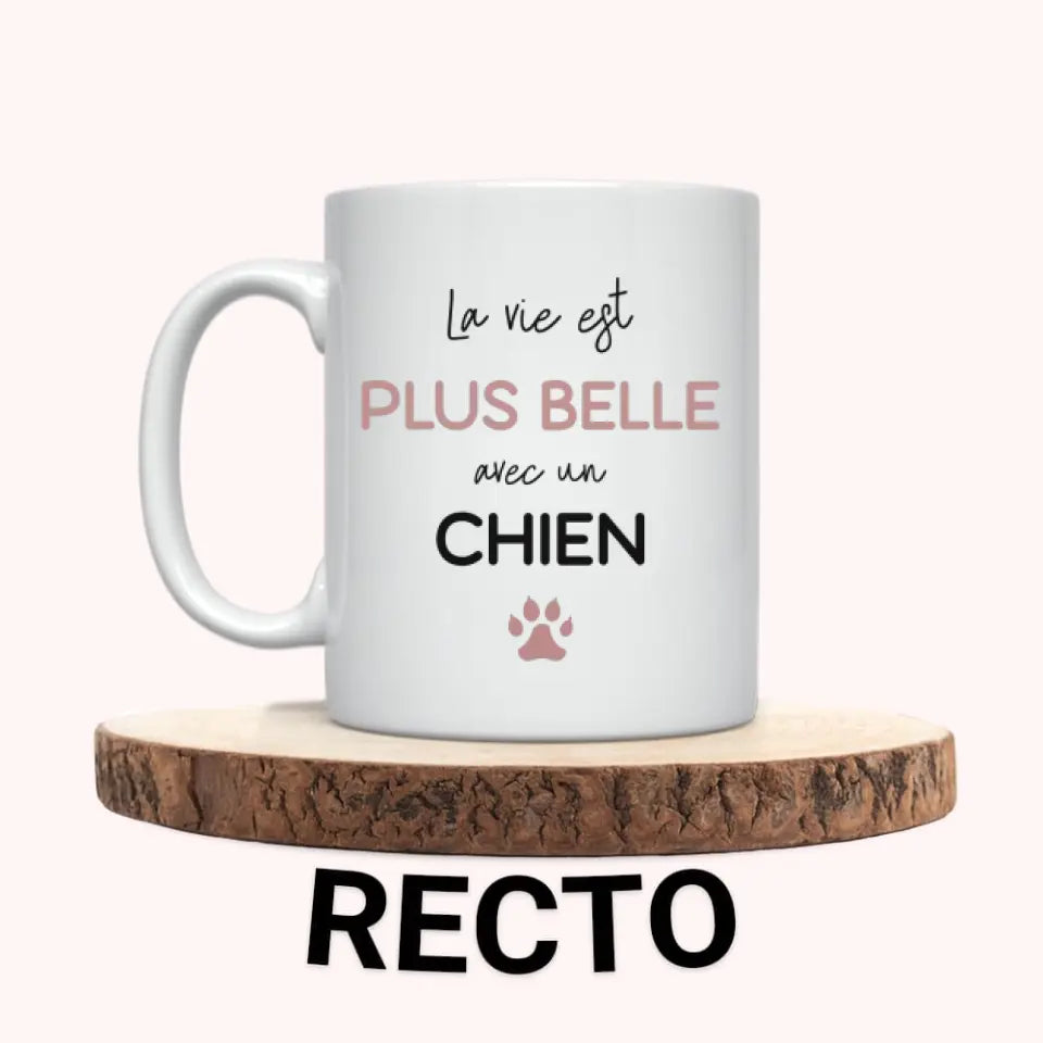 Mug Personnalisé - Femme et Chien