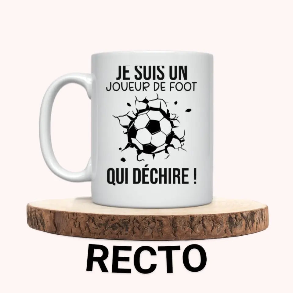 Mug Personnalisé - Garçon Fan de Football