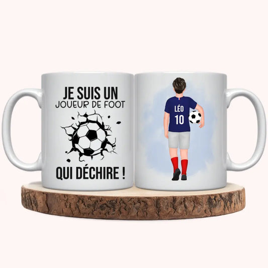 Mug Personnalisé - Garçon Fan de Football