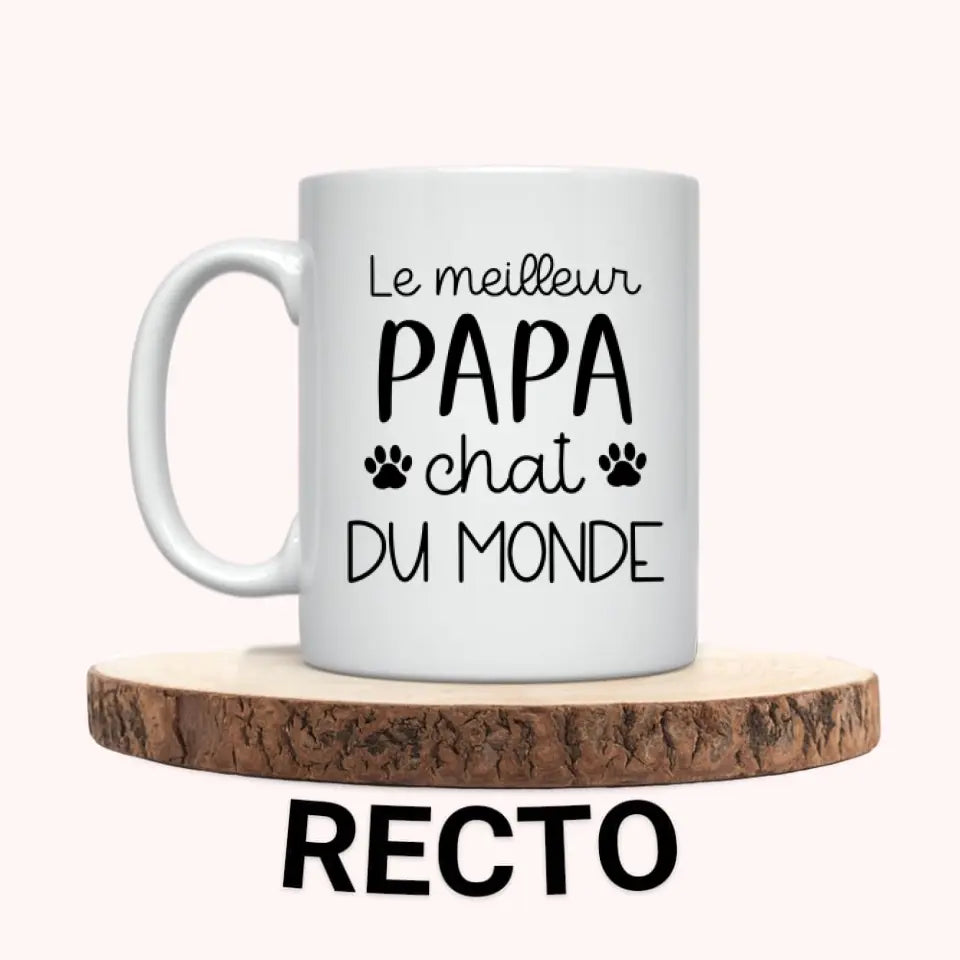 Mug Personnalisé - Homme et Chat