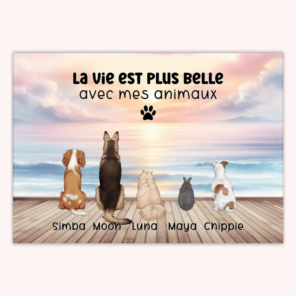 Affiche Personnalisée - Animaux