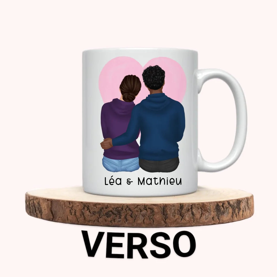 Mug Personnalisé - Couple Homme et Femme