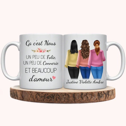 Mug Personnalisé - 3 Femmes