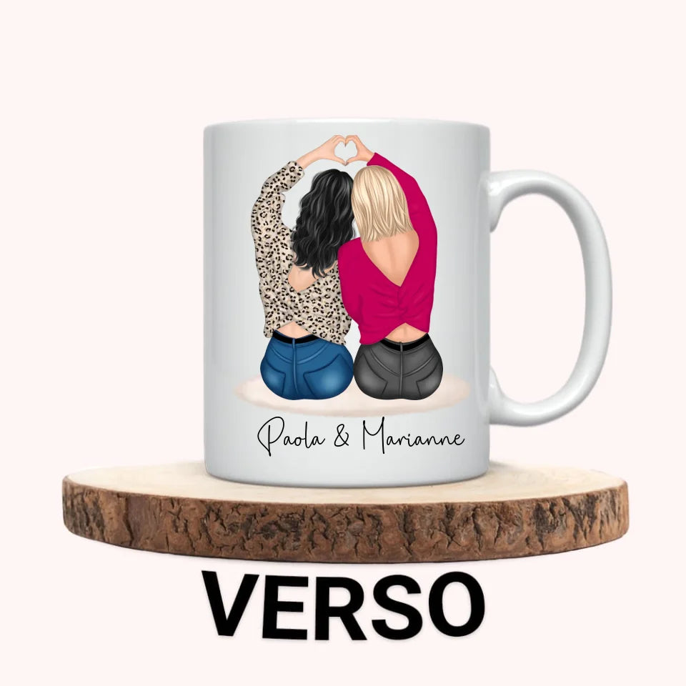 Mug Personnalisé - Meilleures Amies