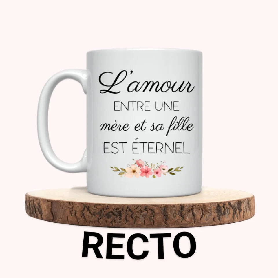 Mug Personnalisé - Maman et Fille Noël