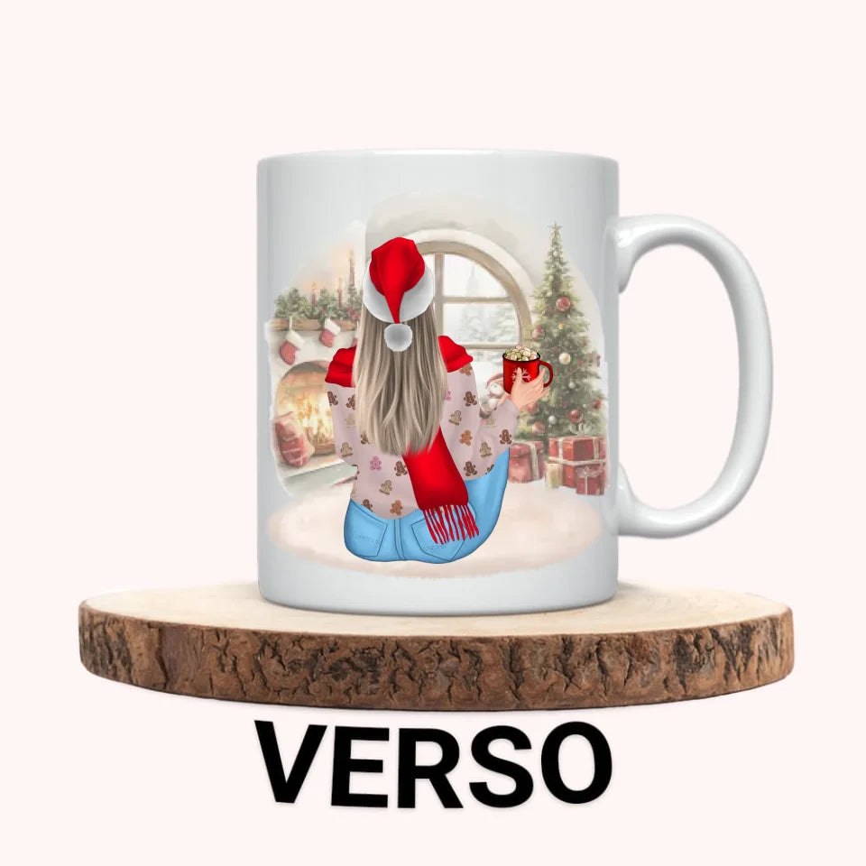 Mug Personnalisé - Femme Noël