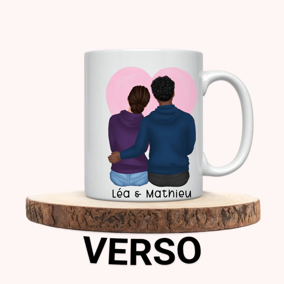 Mug Personnalisé - Couple Homme et Femme