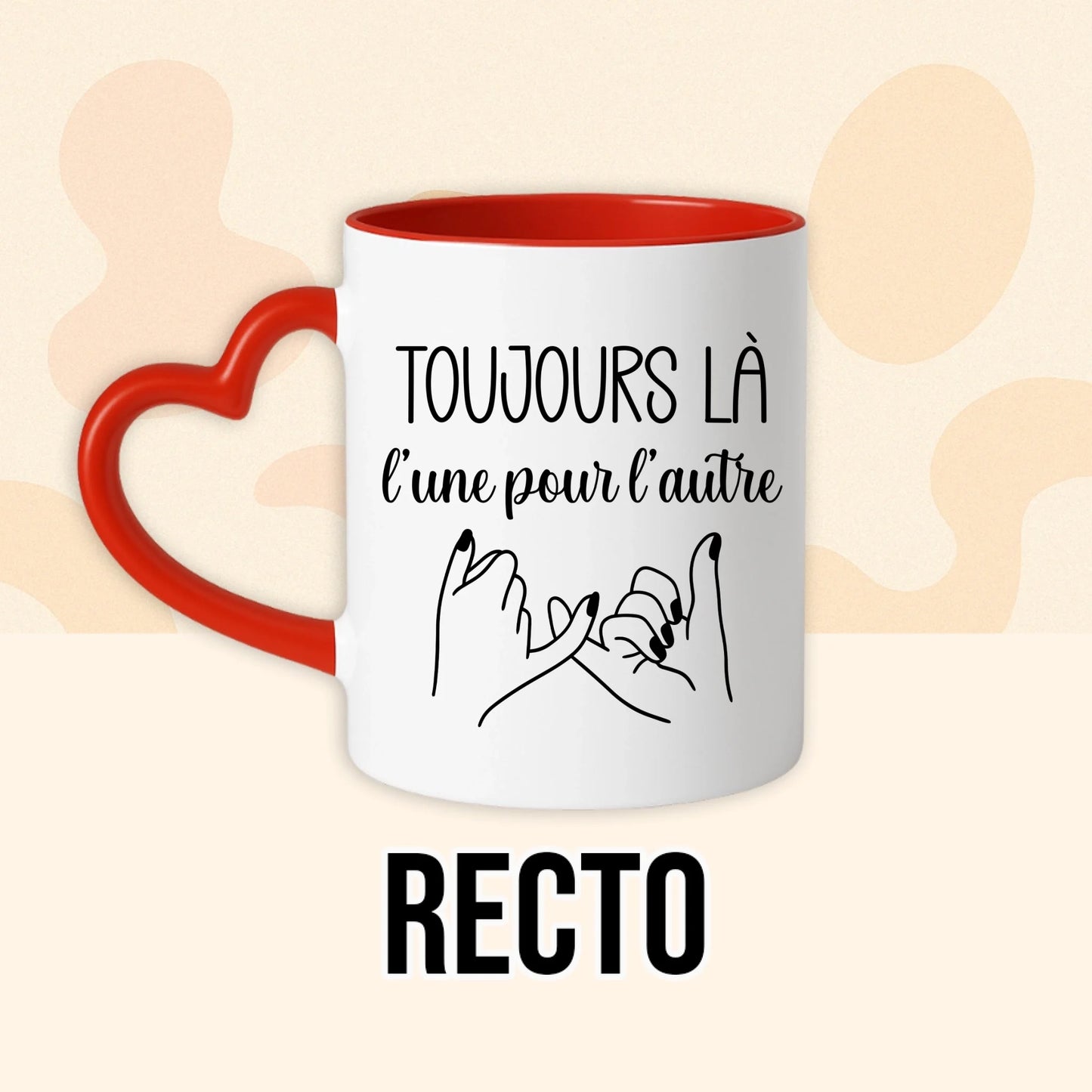 PHOTO PRODUIT TEEINBLUE RECTO MUG ROUGE