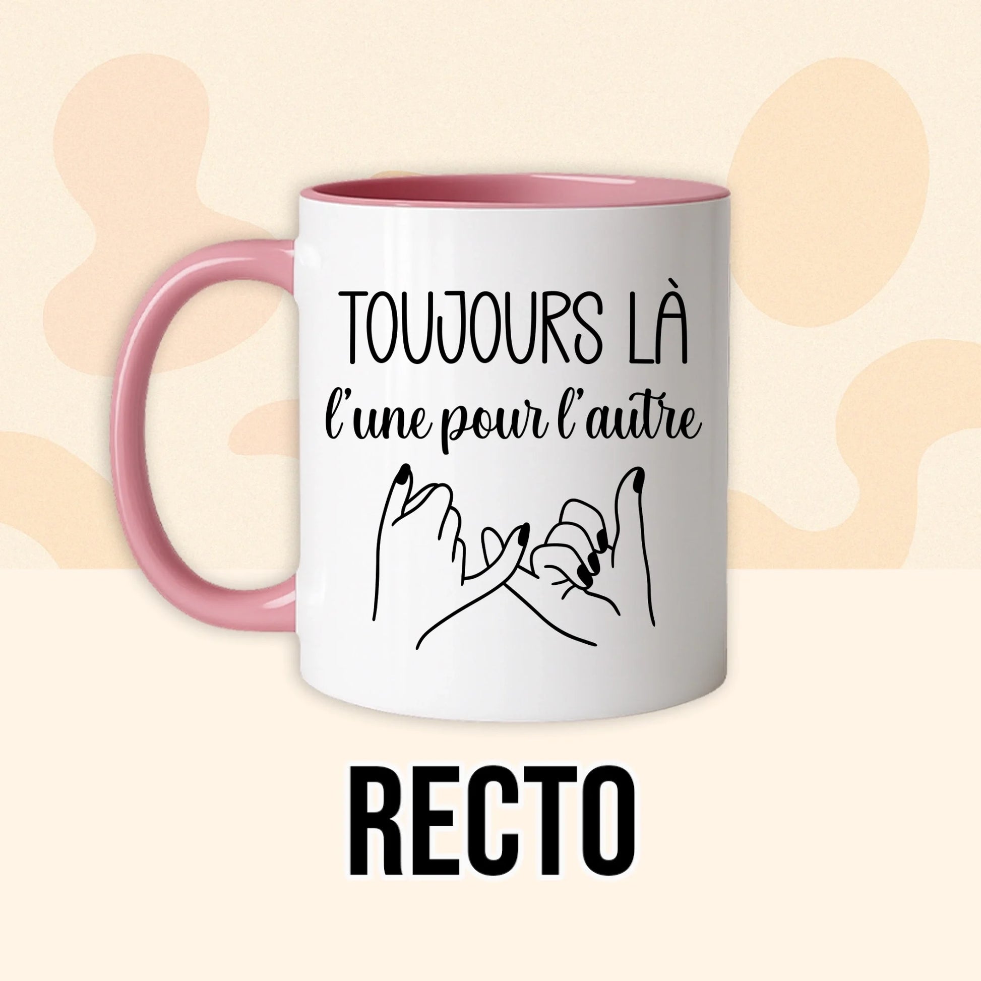 PHOTO PRODUIT TEEINBLUE RECTO MUG ROSE