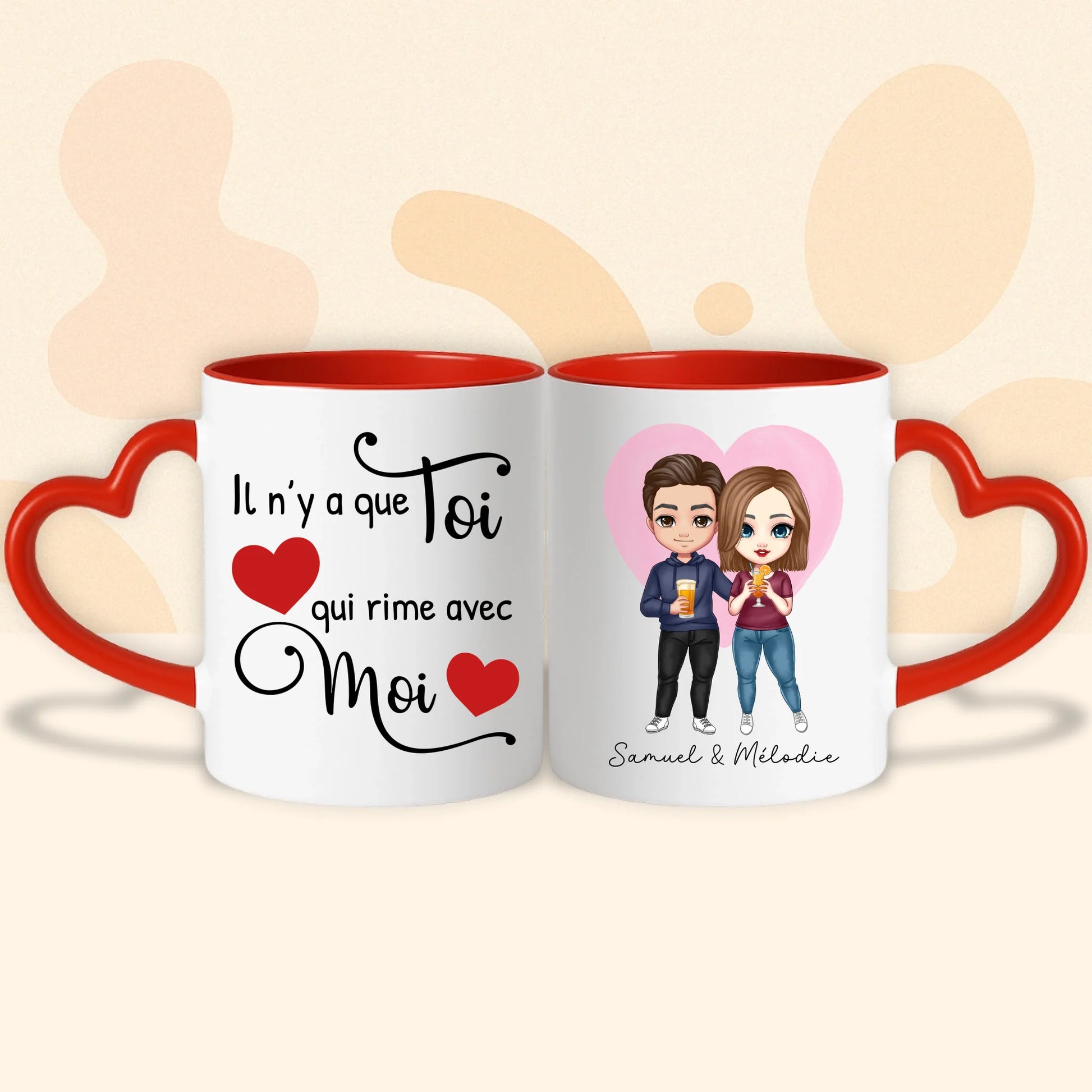 PHOTO PRODUIT TEEINBLUE MUG COEUR ROUGE 2