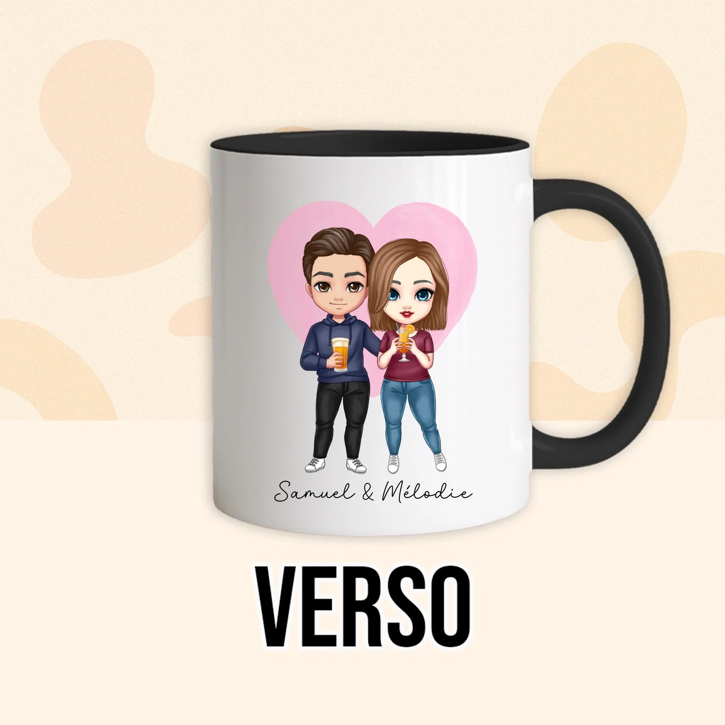 PHOTO PRODUIT TEEINBLUE VERSO MUG NOIR