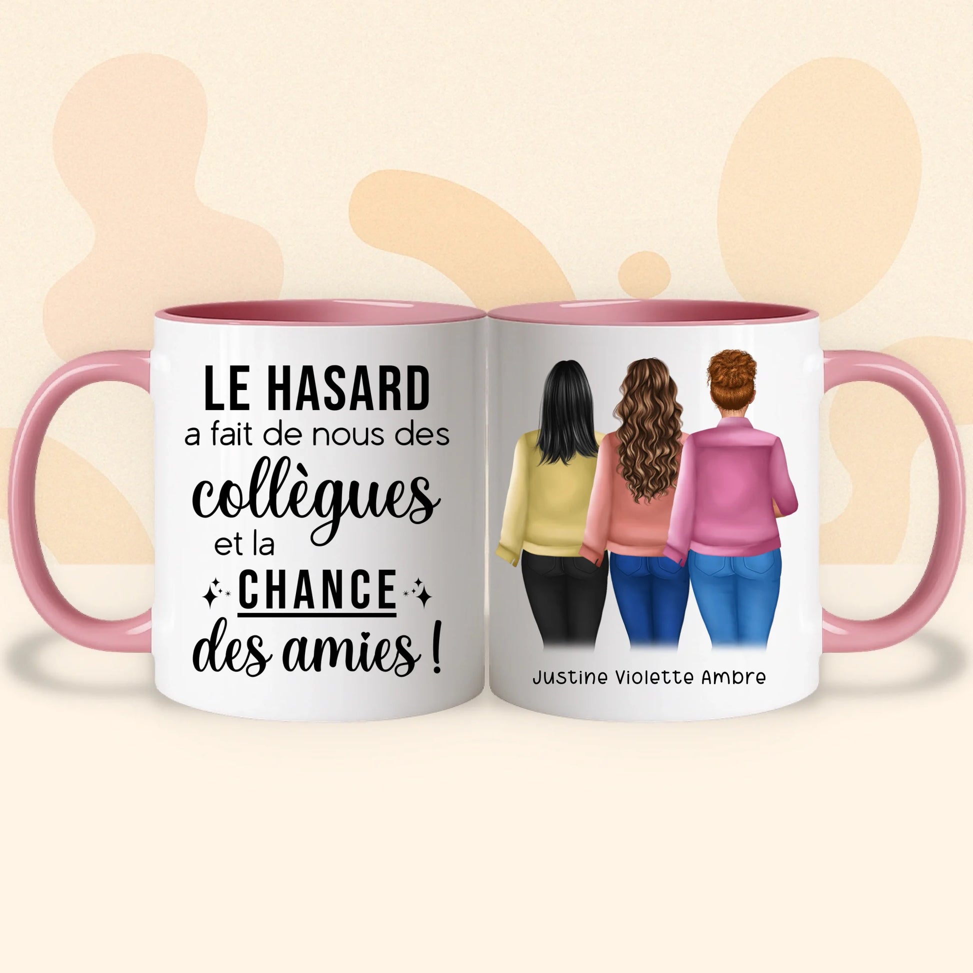 PHOTO PRODUIT TEEINBLUE MUG ROSE 2