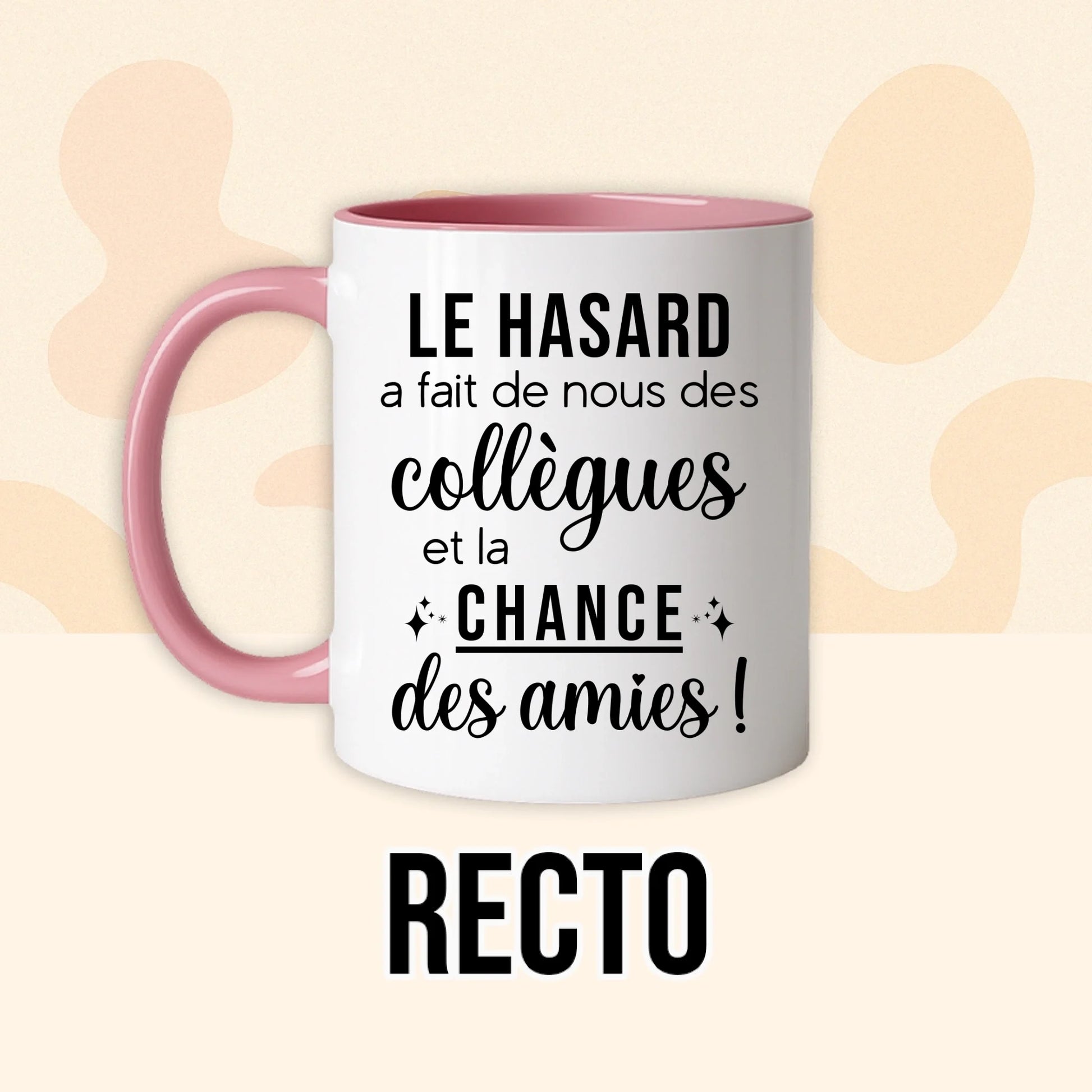 PHOTO PRODUIT TEEINBLUE RECTO MUG ROSE