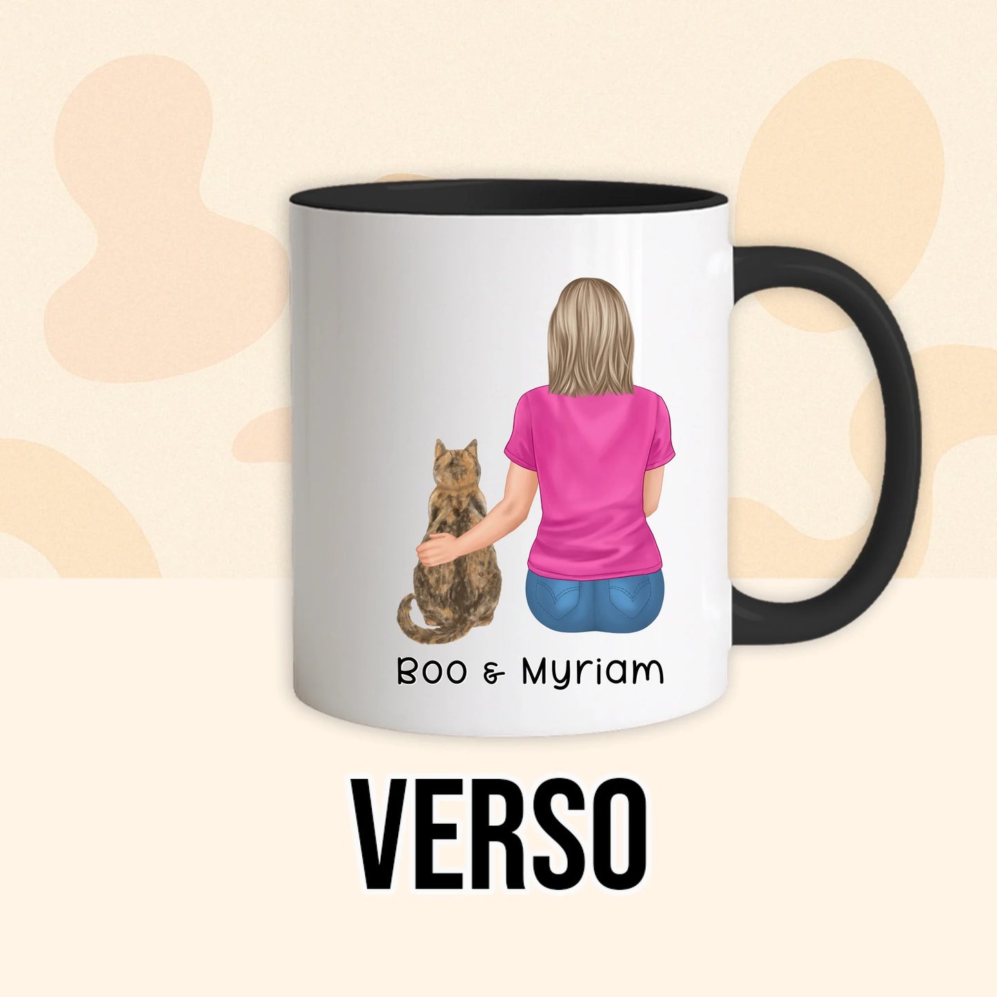 PHOTO PRODUIT TEEINBLUE VERSO MUG NOIR