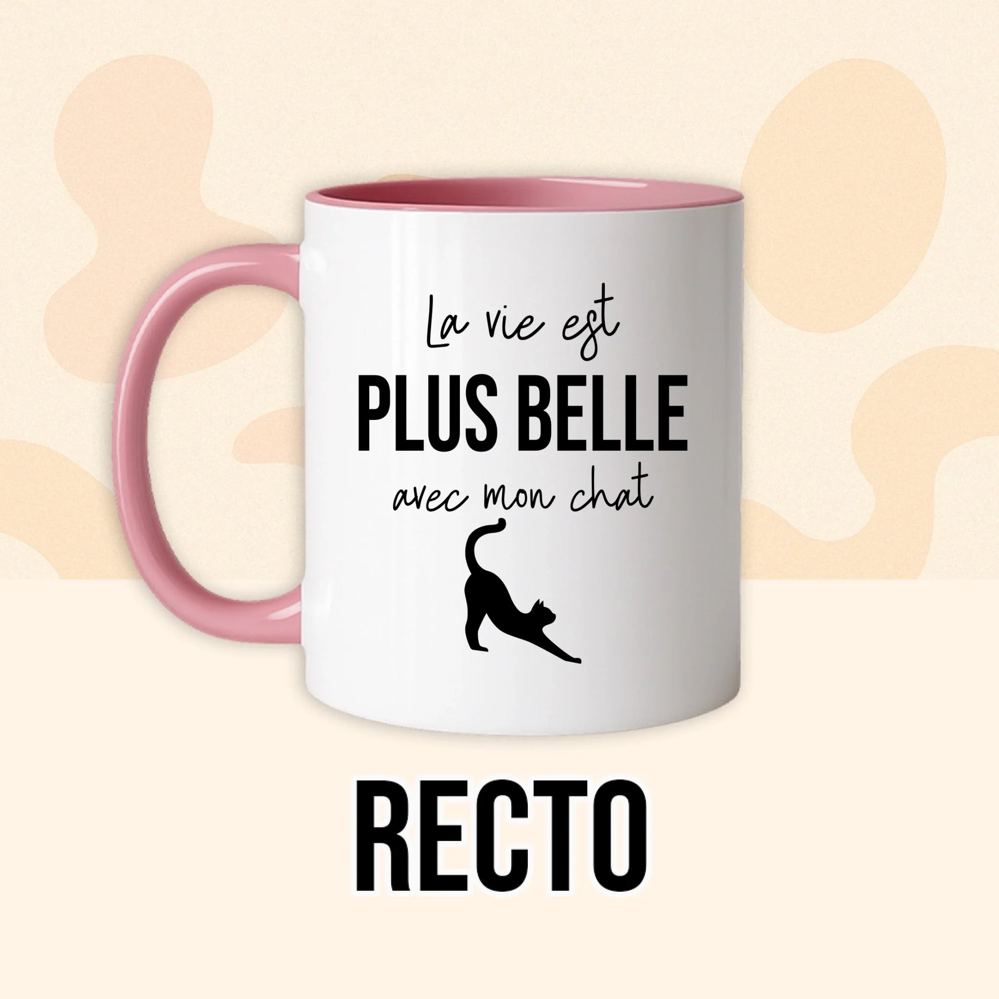 PHOTO PRODUIT TEEINBLUE RECTO MUG ROSE
