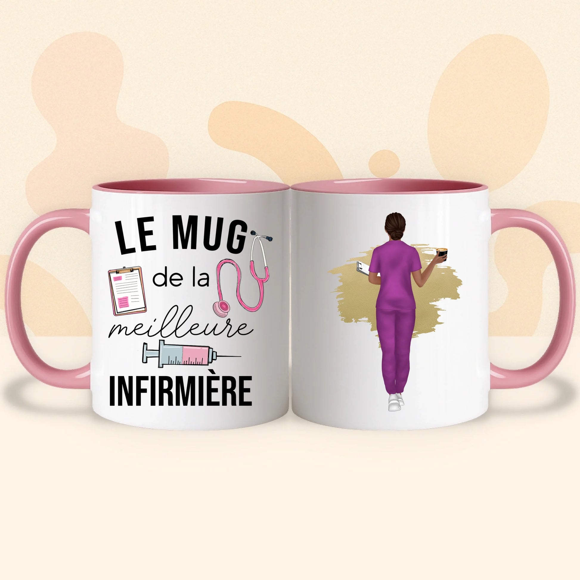 PHOTO PRODUIT TEEINBLUE MUG ROSE 2