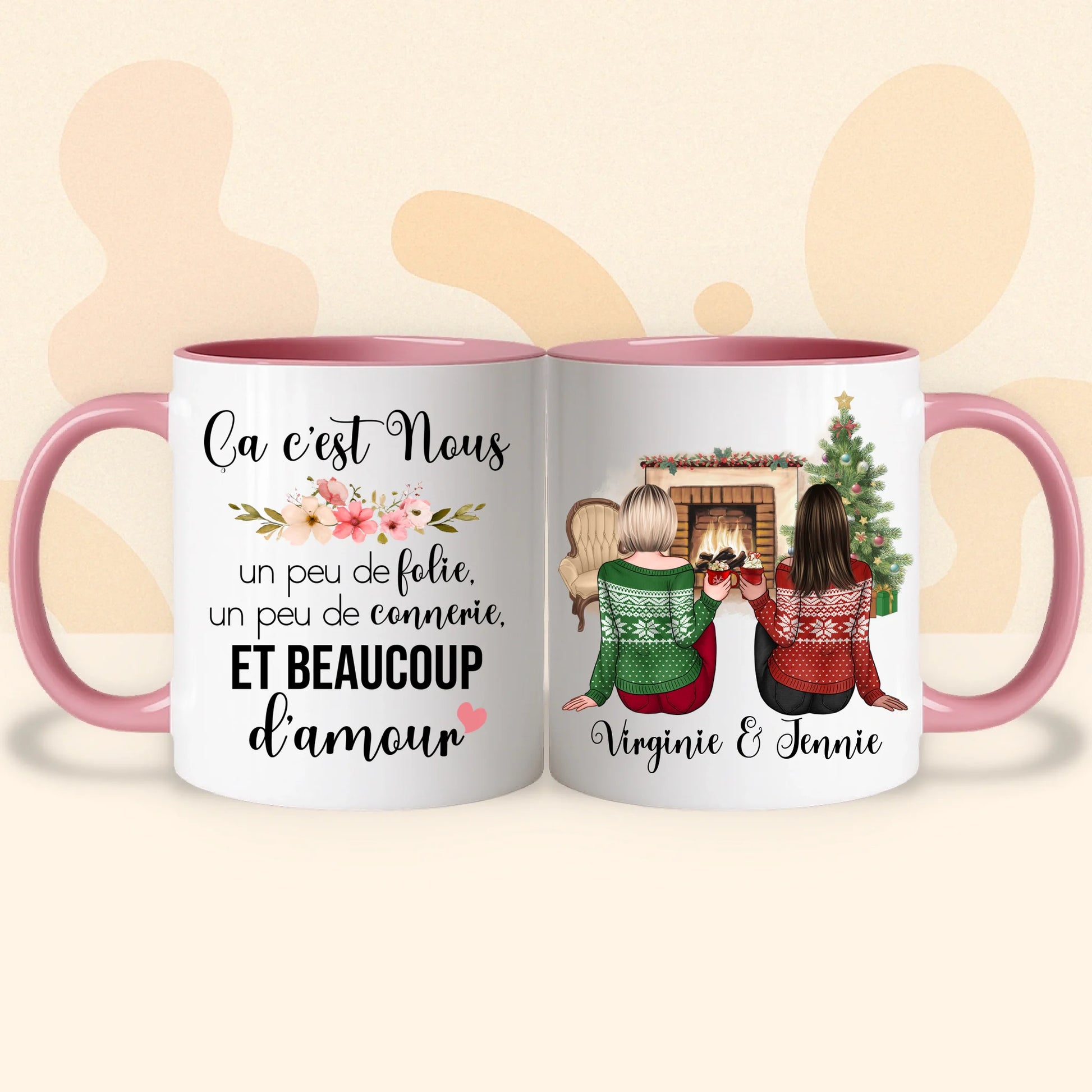 PHOTO PRODUIT TEEINBLUE MUG ROSE 2